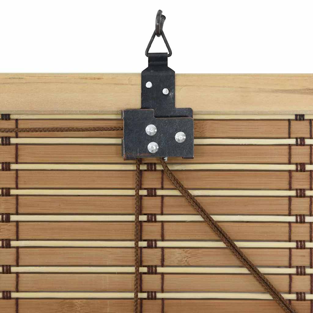 Roller Blind Other Manual Light Brown 100 x 160 cm Bamboo